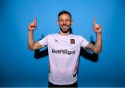 6 February 2023; Andy Boyle poses for a portrait during a Dundalk squad portrait session at Oriel Park in Dundalk, Louth. Photo by Stephen McCarthy/Sportsfile