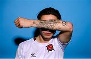 6 February 2023; Louie Annesley poses for a portrait during a Dundalk squad portrait session at Oriel Park in Dundalk, Louth. Photo by Stephen McCarthy/Sportsfile