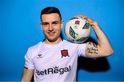 6 February 2023; Darragh Leahy poses for a portrait during a Dundalk squad portrait session at Oriel Park in Dundalk, Louth. Photo by Stephen McCarthy/Sportsfile