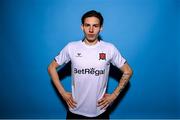 6 February 2023; Louie Annesley poses for a portrait during a Dundalk squad portrait session at Oriel Park in Dundalk, Louth. Photo by Stephen McCarthy/Sportsfile