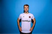 6 February 2023; Greg Sloggett poses for a portrait during a Dundalk squad portrait session at Oriel Park in Dundalk, Louth. Photo by Stephen McCarthy/Sportsfile