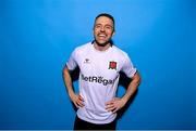 6 February 2023; Keith Ward poses for a portrait during a Dundalk squad portrait session at Oriel Park in Dundalk, Louth. Photo by Stephen McCarthy/Sportsfile
