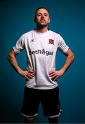 6 February 2023; Keith Ward poses for a portrait during a Dundalk squad portrait session at Oriel Park in Dundalk, Louth. Photo by Stephen McCarthy/Sportsfile