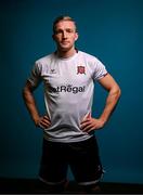 6 February 2023; John Mountney poses for a portrait during a Dundalk squad portrait session at Oriel Park in Dundalk, Louth. Photo by Stephen McCarthy/Sportsfile
