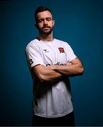 6 February 2023; Robbie Benson poses for a portrait during a Dundalk squad portrait session at Oriel Park in Dundalk, Louth. Photo by Stephen McCarthy/Sportsfile