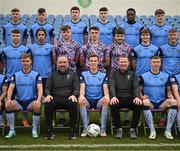 4 February 2023; UCD players and staff have their squad photograph taken during a UCD squad portrait session at UCD Bowl in Dublin. Photo by Stephen McCarthy/Sportsfile