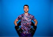 4 February 2023; Goalkeeper Lorcan Healy poses for a portrait during a UCD squad portrait session at UCD Bowl in Dublin. Photo by Stephen McCarthy/Sportsfile