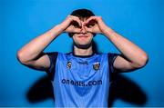 4 February 2023; Harvey O'Brien poses for a portrait during a UCD squad portrait session at UCD Bowl in Dublin. Photo by Stephen McCarthy/Sportsfile