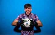 4 February 2023; Goalkeeper Kian Moore poses for a portrait during a UCD squad portrait session at UCD Bowl in Dublin. Photo by Stephen McCarthy/Sportsfile