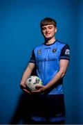 4 February 2023; Jamie Duggan poses for a portrait during a UCD squad portrait session at UCD Bowl in Dublin. Photo by Stephen McCarthy/Sportsfile