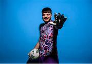 4 February 2023; Goalkeeper Sam Healy poses for a portrait during a UCD squad portrait session at UCD Bowl in Dublin. Photo by Stephen McCarthy/Sportsfile