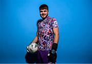 4 February 2023; Goalkeeper Sam Healy poses for a portrait during a UCD squad portrait session at UCD Bowl in Dublin. Photo by Stephen McCarthy/Sportsfile