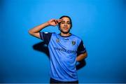 4 February 2023; Daniel Babb poses for a portrait during a UCD squad portrait session at UCD Bowl in Dublin. Photo by Stephen McCarthy/Sportsfile