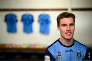 4 February 2023; Jack Keaney poses for a portrait during a UCD squad portrait session at UCD Bowl in Dublin. Photo by Stephen McCarthy/Sportsfile