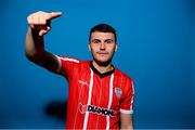 5 February 2023; Ryan Graydon poses for a portrait during a Derry City squad portrait session at the Ryan McBride Brandywell Stadium in Derry. Photo by Stephen McCarthy/Sportsfile