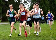 8 February 2023; A general view of competitors in the Senior Boys race during the 123.ie Leinster Schools Cross Country 2023 at Santry Demesne in Dublin. Photo by David Fitzgerald/Sportsfile