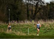 8 February 2023; Hannah Kehoe of Loreto Kilkenny competing in the Senior girls race during the 123.ie Leinster Schools Cross Country 2023 at Santry Demesne in Dublin. Photo by David Fitzgerald/Sportsfile
