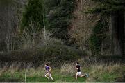 8 February 2023; A general view of competitors in the Intermediate boys race during the 123.ie Leinster Schools Cross Country 2023 at Santry Demesne in Dublin. Photo by David Fitzgerald/Sportsfile
