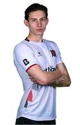 6 February 2023; Louie Annesley stands for a portrait during a Dundalk squad portrait session at Oriel Park in Dundalk, Louth. Photo by Seb Daly/Sportsfile