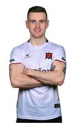 6 February 2023; Darragh Leahy stands for a portrait during a Dundalk squad portrait session at Oriel Park in Dundalk, Louth. Photo by Seb Daly/Sportsfile