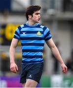 3 February 2023; Daire Enright of St Vincent's Castleknock College during the Bank of Ireland Leinster Rugby Schools Senior Cup First Round match between CBC Monkstown and St Vincent’s Castleknock College at Energia Park in Dublin. Photo by Tyler Miller/Sportsfile