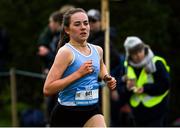 8 February 2023; Hannah Kehoe of Loreto Kilkenny competing in the Senior girls race during the 123.ie Leinster Schools Cross Country 2023 at Santry Demesne in Dublin. Photo by Colm Kelly Morris/Sportsfile