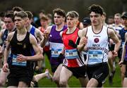 8 February 2023; A general view of competitors in the Senior boys race during the 123.ie Leinster Schools Cross Country 2023 at Santry Demesne in Dublin. Photo by Colm Kelly Morris/Sportsfile