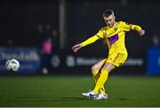 7 February 2023; James Crawford of Wexford during the Pre-Season Friendly match between Dundalk and Wexford at Oriel Park in Dundalk, Louth. Photo by Ben McShane/Sportsfile