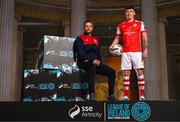 8 February 2023; St Patrick's Athletic manager Tim Clancy and Joe Redmond at the launch of the SSE Airtricity League of Ireland 2023 season held at City Hall in Dublin. Photo by Stephen McCarthy/Sportsfile