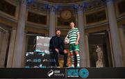 8 February 2023; Shamrock Rovers sporting director Stephen McPhail and Ronan Finn at the launch of the SSE Airtricity League of Ireland 2023 season held at City Hall in Dublin. Photo by Stephen McCarthy/Sportsfile