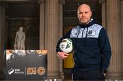 8 February 2023; Waterford FC manager Danny Searle at the launch of the SSE Airtricity League of Ireland 2023 season held at City Hall in Dublin. Photo by Stephen McCarthy/Sportsfile