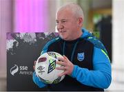 8 February 2023; DLR Waves manager Graham Kelly at the launch of the SSE Airtricity League of Ireland 2023 season held at City Hall in Dublin. Photo by Seb Daly/Sportsfile