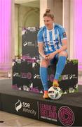8 February 2023; Jess Gleeson of DLR Waves at the launch of the SSE Airtricity League of Ireland 2023 season held at City Hall in Dublin. Photo by Seb Daly/Sportsfile