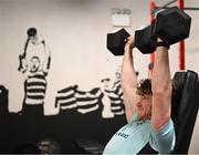 9 February 2023; Rob Russell during a Leinster Rugby gym session at Enniscorthy RFC in Wexford. Photo by Harry Murphy/Sportsfile