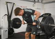 9 February 2023; Aitzol King during a Leinster Rugby gym session at Enniscorthy RFC in Wexford. Photo by Harry Murphy/Sportsfile