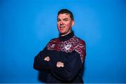 6 February 2023; Manager Kevin Doherty poses for a portrait during a Drogheda United squad portrait session at Weaver's Park in Drogheda, Louth. Photo by Stephen McCarthy/Sportsfile
