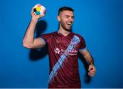 6 February 2023; Conor Keeley poses for a portrait during a Drogheda United squad portrait session at Weaver's Park in Drogheda, Louth. Photo by Stephen McCarthy/Sportsfile