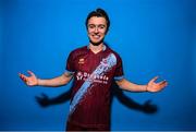 6 February 2023; Darragh Markey poses for a portrait during a Drogheda United squad portrait session at Weaver's Park in Drogheda, Louth. Photo by Stephen McCarthy/Sportsfile