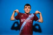 6 February 2023; Michael Leddy poses for a portrait during a Drogheda United squad portrait session at Weaver's Park in Drogheda, Louth. Photo by Stephen McCarthy/Sportsfile