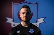 6 February 2023; Goalkeeper Colin McCabe poses for a portrait during a Drogheda United squad portrait session at Weaver's Park in Drogheda, Louth. Photo by Stephen McCarthy/Sportsfile
