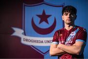 6 February 2023; Darragh Noone poses for a portrait during a Drogheda United squad portrait session at Weaver's Park in Drogheda, Louth. Photo by Stephen McCarthy/Sportsfile