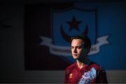 6 February 2023; Dylan Grimes poses for a portrait during a Drogheda United squad portrait session at Weaver's Park in Drogheda, Louth. Photo by Stephen McCarthy/Sportsfile