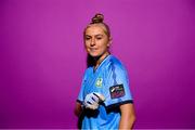 7 February 2023; Goalkeeper Summer Lawless poses for a portrait during a Shamrock Rovers squad portrait session at Roadstone Group Sports Club in Dublin. Photo by Stephen McCarthy/Sportsfile