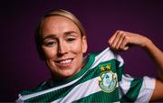 7 February 2023; Stephanie Roche poses for a portrait during a Shamrock Rovers squad portrait session at Roadstone Group Sports Club in Dublin. Photo by Stephen McCarthy/Sportsfile