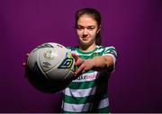 7 February 2023; Aoibhe Fleming poses for a portrait during a Shamrock Rovers squad portrait session at Roadstone Group Sports Club in Dublin. Photo by Stephen McCarthy/Sportsfile
