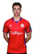 9 February 2023; Matty Smith stands for a portrait during a Shelbourne squad portrait session at AUL Complex in Clonsaugh, Dublin. Photo by Seb Daly/Sportsfile