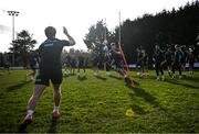 9 February 2023; James Doyle, centre, during a Leinster Rugby open training session at Wexford Wanderers RFC in Wexford. Photo by Harry Murphy/Sportsfile