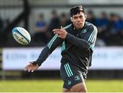 9 February 2023; Michael Ala'alatoa during a Leinster Rugby open training session at Wexford Wanderers RFC in Wexford. Photo by Harry Murphy/Sportsfile