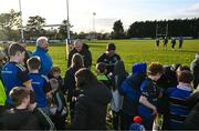 9 February 2023; Rhys Ruddock and Scott Penny sign autographs during a Leinster Rugby open training session at Wexford Wanderers RFC in Wexford. Photo by Harry Murphy/Sportsfile
