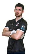 9 February 2023; Goalkeeper Scott van-der-Sluis stands for a portrait during a Shelbourne squad portrait session at AUL Complex in Clonsaugh, Dublin. Photo by Seb Daly/Sportsfile